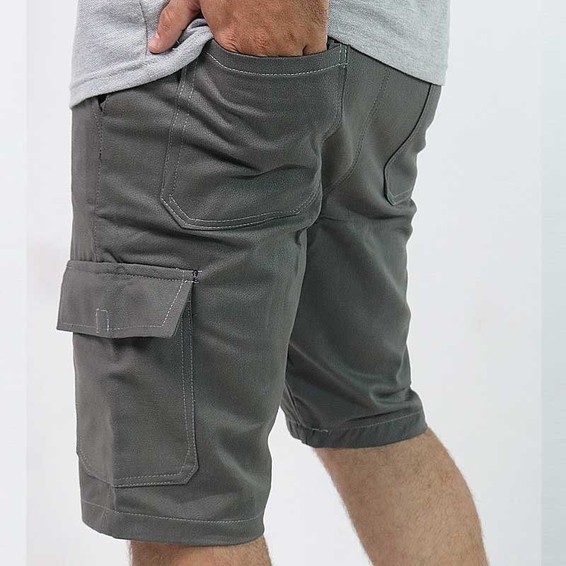 Bermuda Cargo con 6 Bolsillos - Lotus Textil Uniformes Empresariales Paraguay