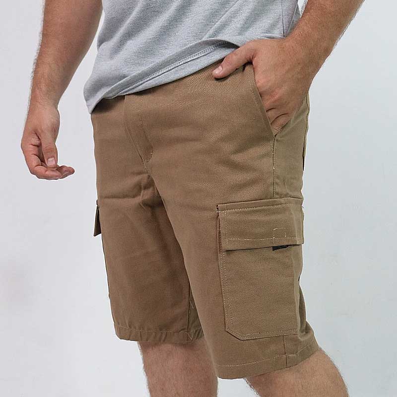 Bermuda Cargo con 6 Bolsillos - Lotus Textil Uniformes Empresariales Paraguay