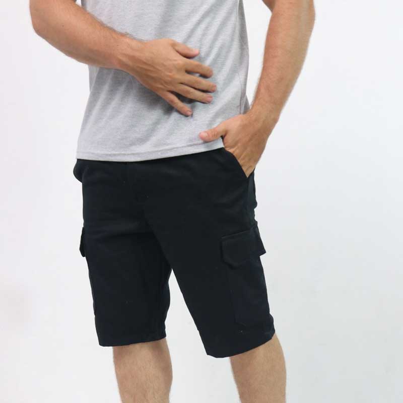 Bermuda Cargo con 6 Bolsillos - Lotus Textil Uniformes Empresariales Paraguay