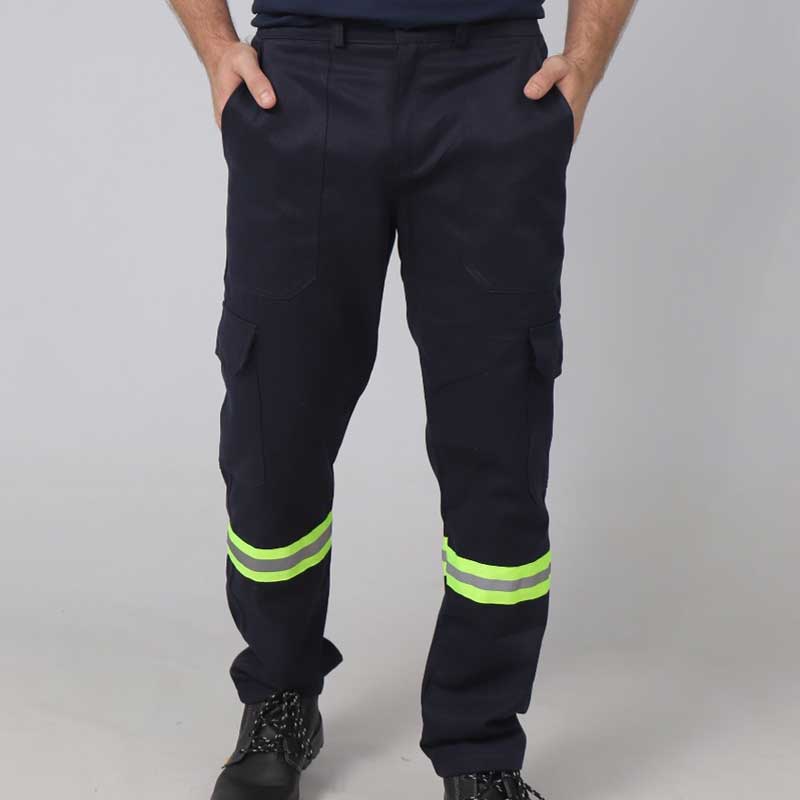 Pantalón Carpintero de Trabajo con Cinta Reflectiva  - Lotus Textil Uniformes Empresariales Paraguay